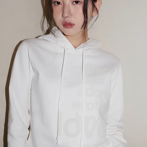 오피쉬 레터링 후디