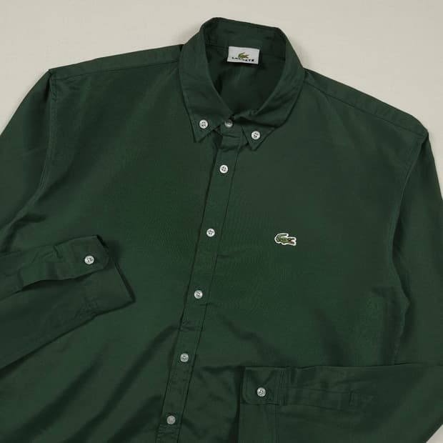 XL(105) 라코스테 시그니처 셔츠 그린