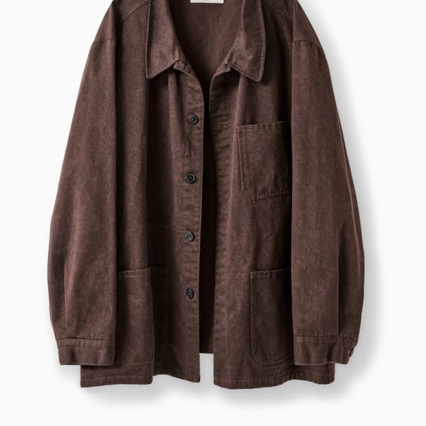 [1/S] 이얼즈어고 25fw 코튼 프렌치 워크자켓 브라운