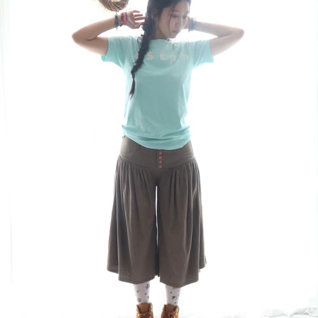 [Kapital] Khaki Brown Culottes Pants