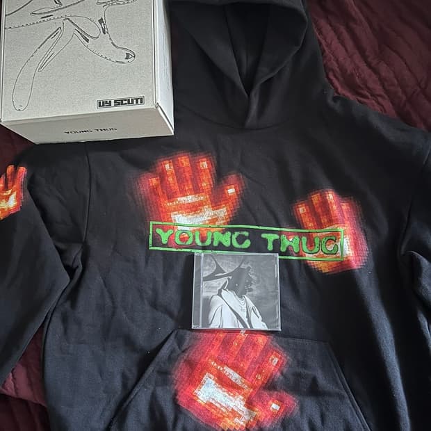 (M) Sp5der 영떡 후드티