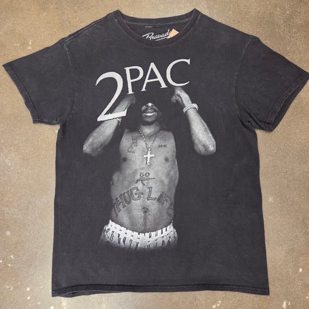 미국 빈티지 투팍 2PAC 반팔 티셔츠
