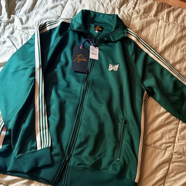 니들스 LHP 별주 그린 트랙자켓 L