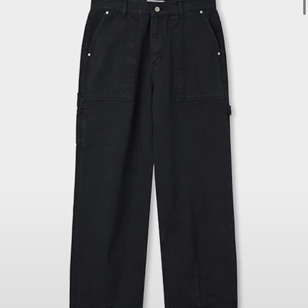 파브레가 로우 피그다잉 카펜터 팬츠 (빈티지 블랙)