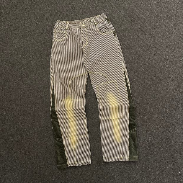 S)BLUEMOON LIVE 빈티지 스트라이프 팬츠