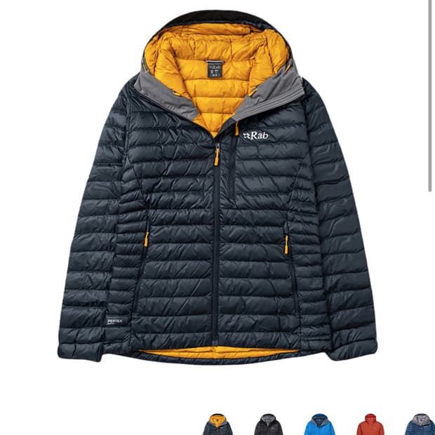 (XL) 랩 마이크로라이트 알파인 자켓 벨루가