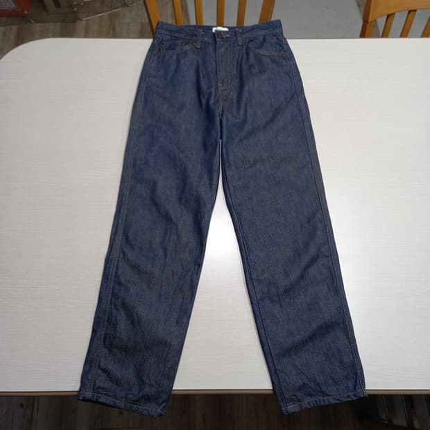 26 sienne Kor 하이웨이스트 테이퍼드 진청 26-605