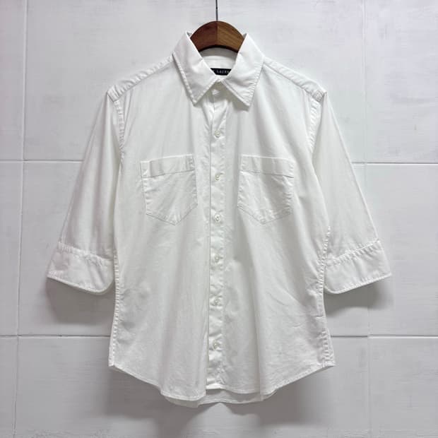 Ralph Lauren 랄프로렌 반팔 화이트 셔츠 블라우스 JPN