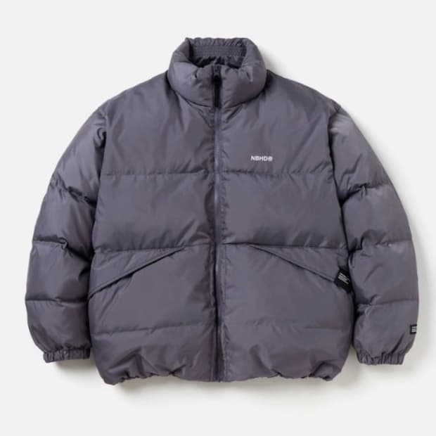 네이버후드 클래식 다운 자켓 그레이 XL