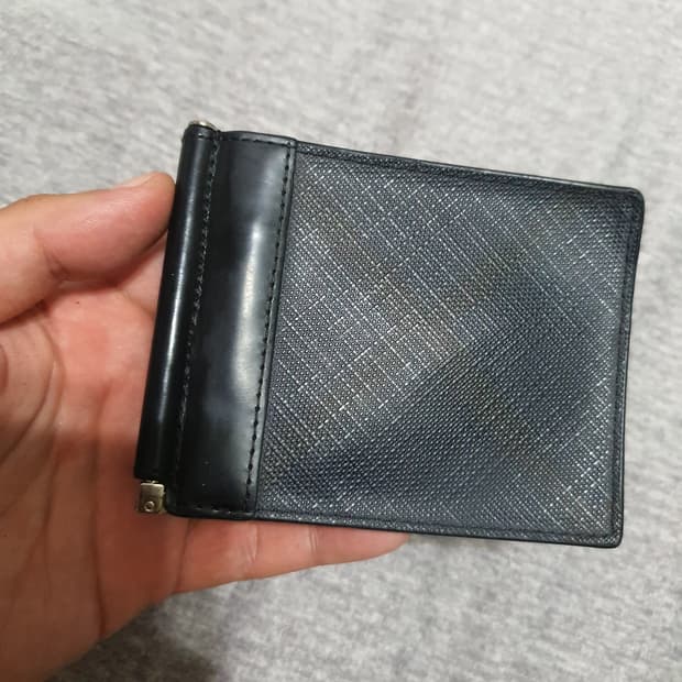 정품 버버리 체크 남성 머니클립
