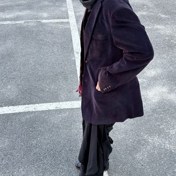 랄프로렌 코듀로이 블레이저