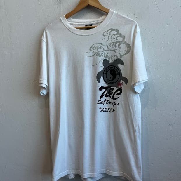 T&C Surf Design 프린팅 반팔 티셔츠 