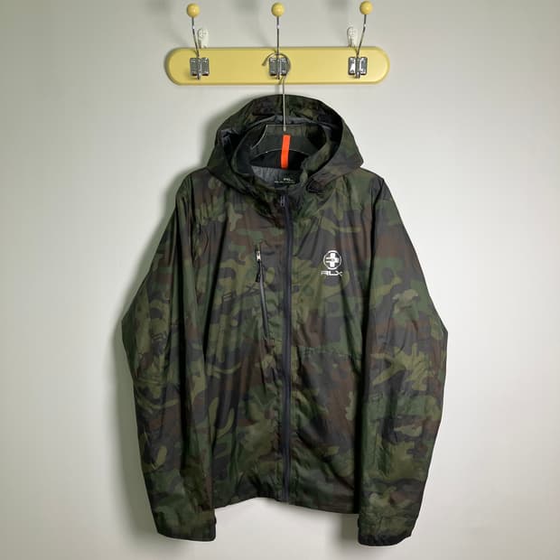 RLX 랄프로렌 카모플라쥬 바람막이 L