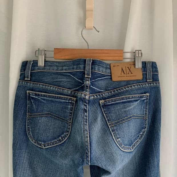 Armani exchange back washing pants