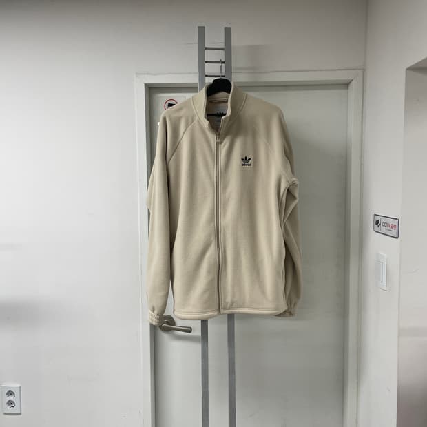 아디다스 빅로고 후리스 자켓 XL