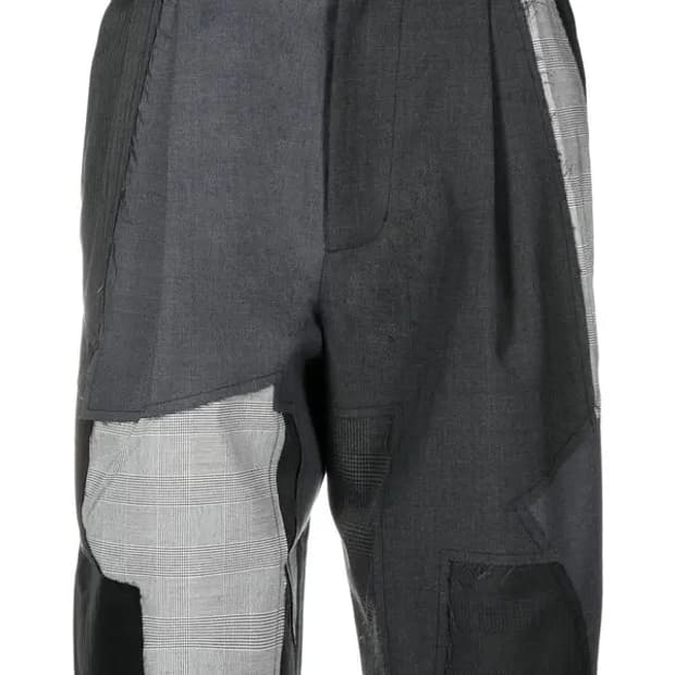 펑첸왕 패치워크 반바지