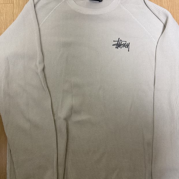 스투시 래글런 써멀 크루넥 본 2엑라