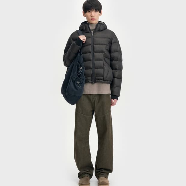 벨리에 경량 패딩 브라운 105