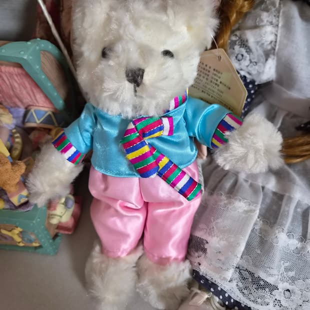 테디베어 한복 인형 고전인형 키링