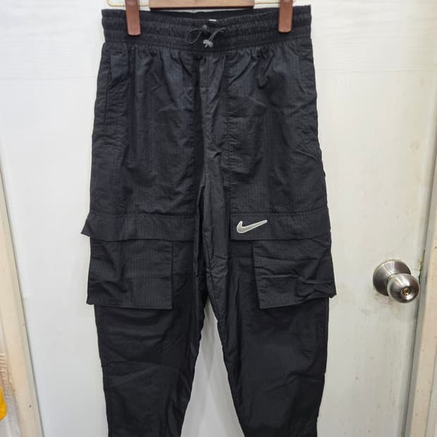 M,95 )) NIKE 나이키 스우시 미드라이즈 우븐팬츠 바지!~