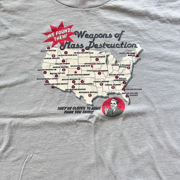 90s MADE IN USA 빈티지 프린팅 반팔티 (XL)