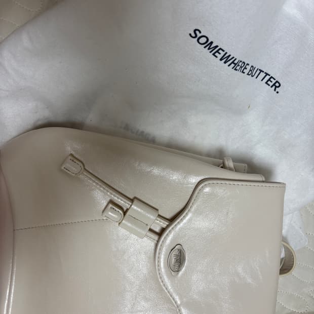 somewhere butter 백팩 아이보리