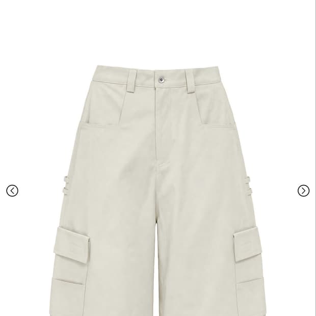 카미엔 KANGAROO BERMUDA PANTS LIGHT BEIGE