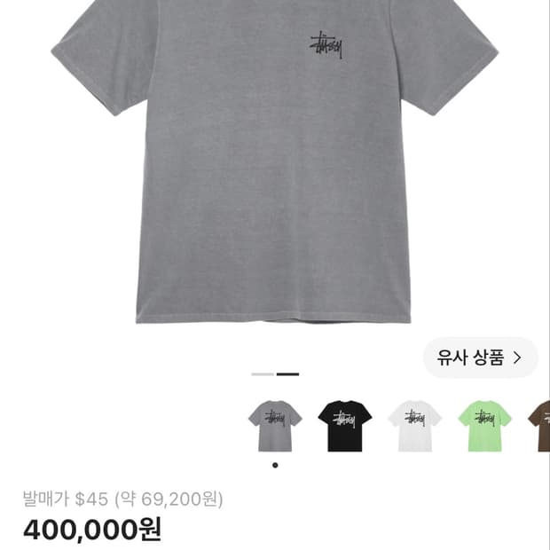 스투시 티셔츠 M