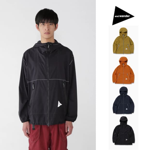 앤드원더 퍼텍스 자켓 블랙