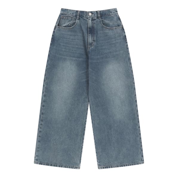 코이세이오 W STITCH DENIM PANTS BLUE