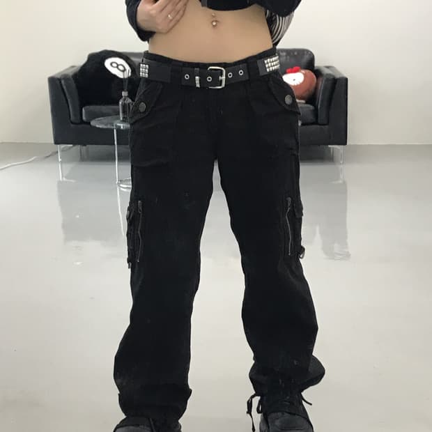 Jpn Y2k detail Cargo Pants