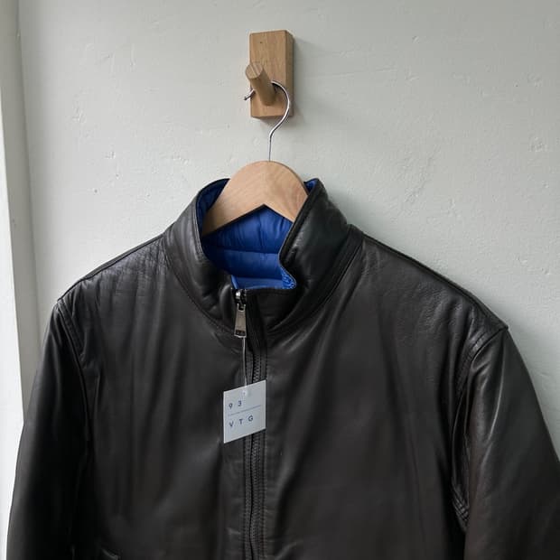 15912 - 돌체앤가바나 레더/경량 리버서블 자켓