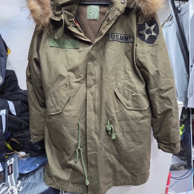 미군  야상    M-65   카키