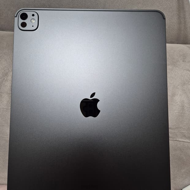 아이패드 프로 13 M4 256GB 스페이스 블랙 성능 100%