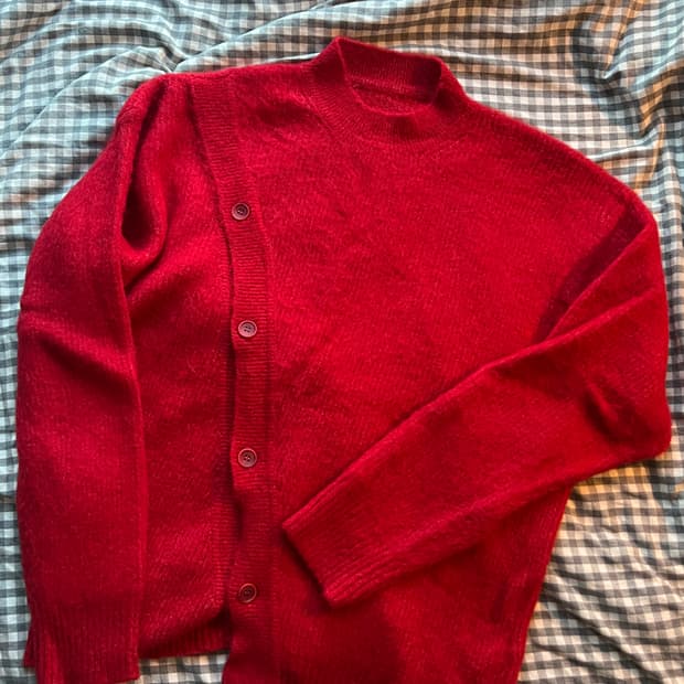 Jacquemus Le Cardigan Pau Red