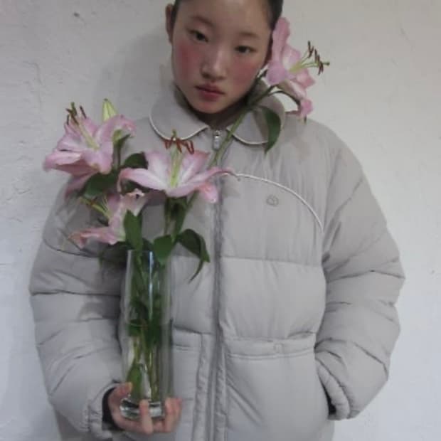 코이세이오 프론트 포켓 패딩 라이트그레이 스마트어반유즈풀