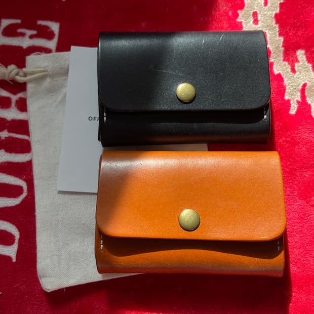 베지터블 소가죽 미니 월렛 