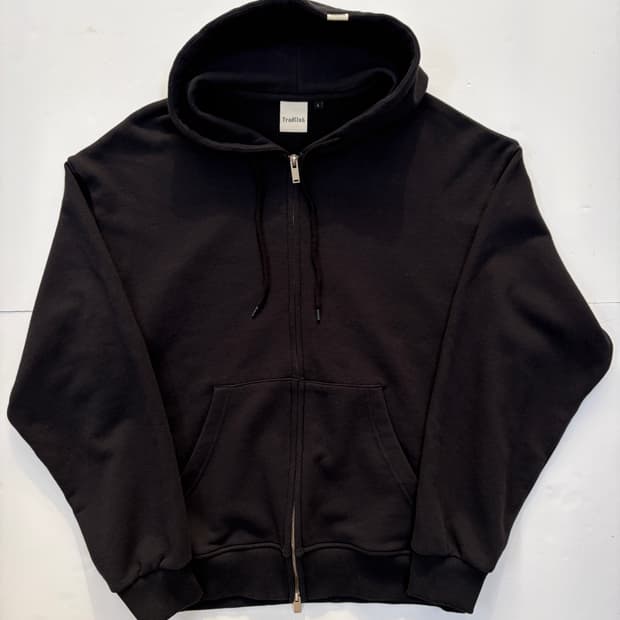 트래드클럽 스웨트 오버 후드집업