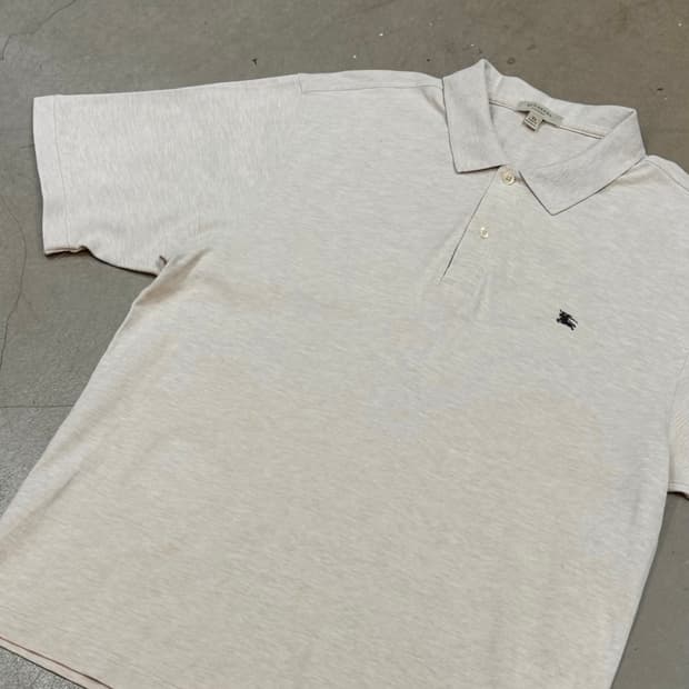 XL 버버리 반팔 카라티