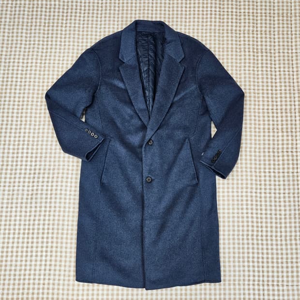 TNGT 핸드메이드 울 캐시미어 코트 남자100