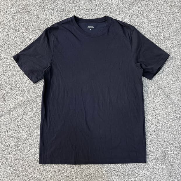 M 무신사스탠다드 반팔티 라운드 네이비 0311J