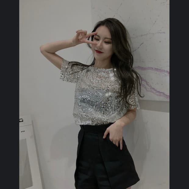 반짝이실 티셔츠