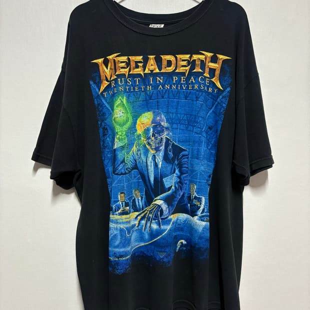 [XL] 2010 Megadeath Rust in peace 반팔 티셔츠
