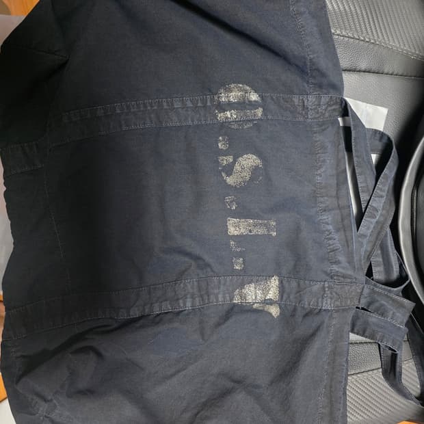(새상품) 아워셀브스 워시드 샴브레이 토트백 dyed indigo