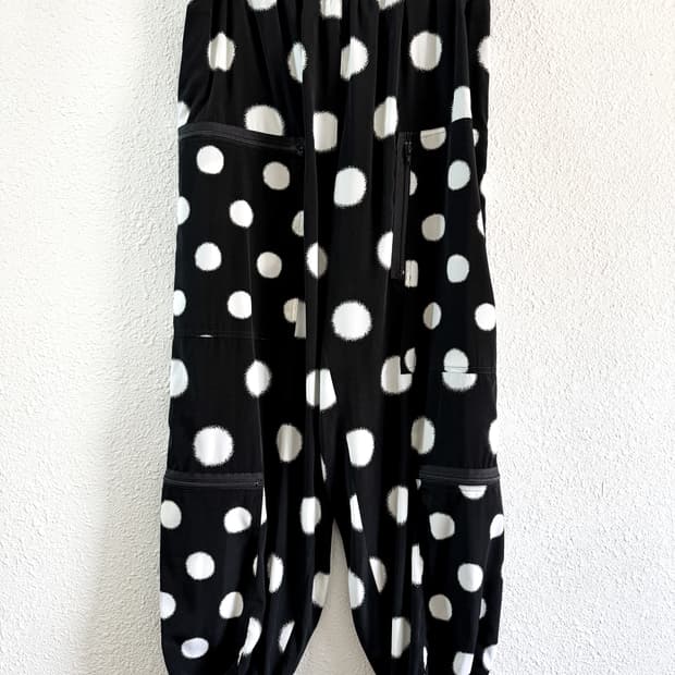 24SS 와이즈 요지야마모토 폴카도트 지퍼 팬츠 (유니섹스)