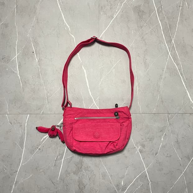 팔로워 특가 키플링 시로 핑크 크로스백 반달백 y2k 고릴라 키링 가방