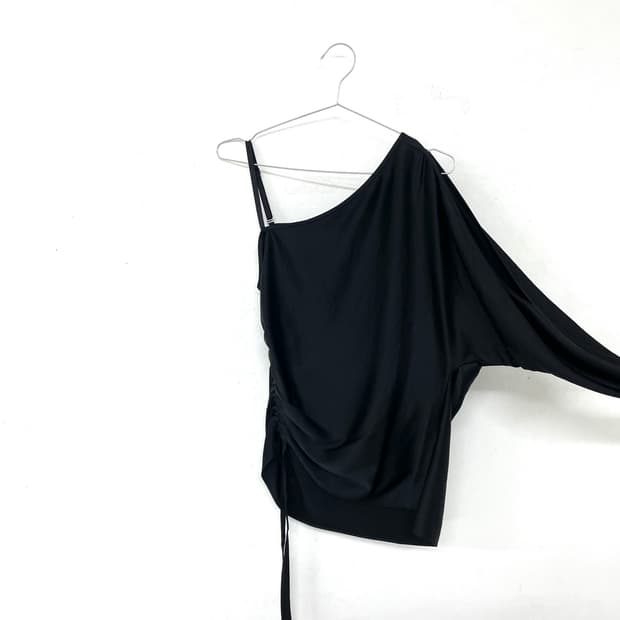 T by Alexander Wang One-Shoulder Top