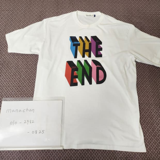 언더커버UNDERCOVER/THE END 프린팅 티셔츠/5
