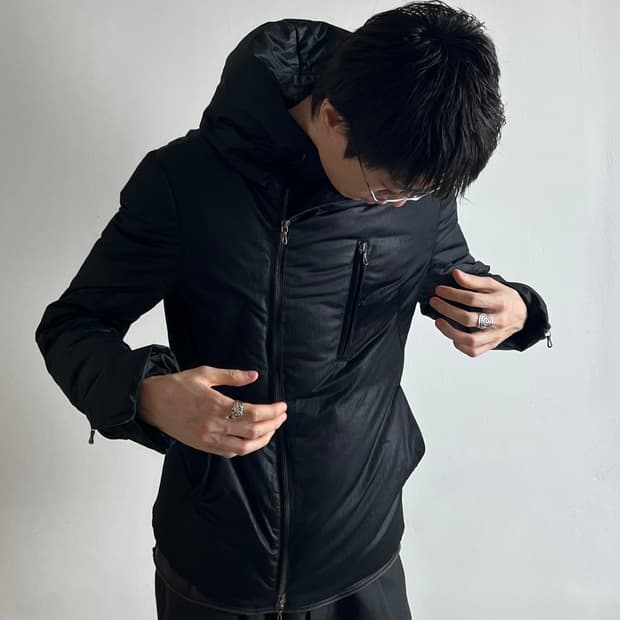 Kazuyuki Kumagai Attachment 후드 다운 자켓