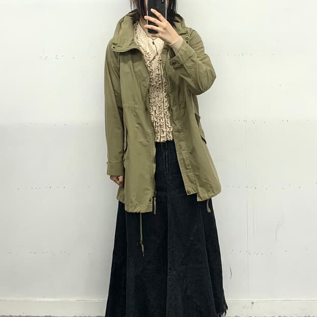 재패니즈 흑청 롱스커트